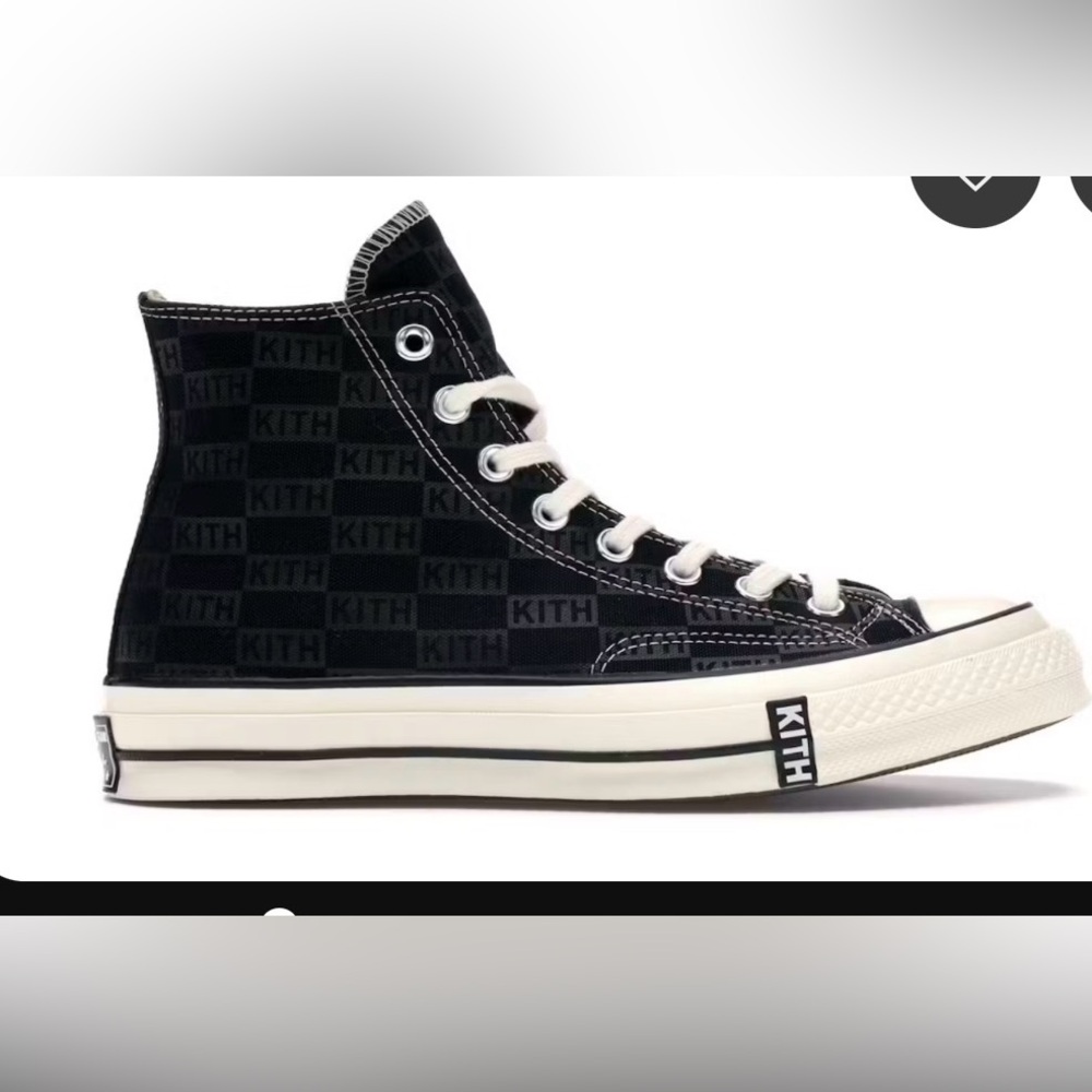 Kith Black High-Top Sneakers